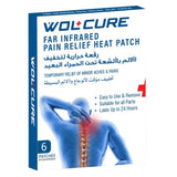 WOLCURE FAR INFRARED PAIN RELIEF HEAT PATCH 6S