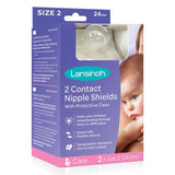 LANSINOH LA3044 24MM CONTACT NIPPLE SHIELD 2S