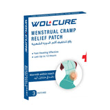 WOLCURE MENSTRUAL CRAMP RELIEF PATCH 3S