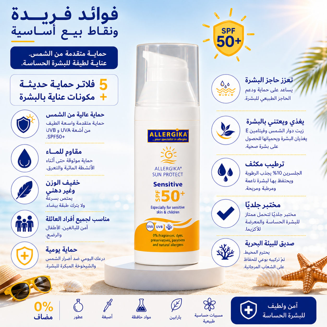 ALLERGIKAÂ® SUN PROTECT Sensitive SPF 50+