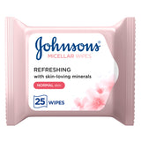 Johnsons Facial Wipes Normal Skin 25s