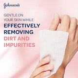Johnsons Facial Wipes Normal Skin 25s