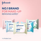 Johnsons Facial Wipes Normal Skin 25s