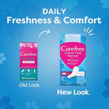 Carefree Cotton Feel Pantyliners 34s