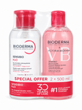 BIODERMA SENSIBIO H20 500ML PUMP 1+1 LTD EDITION
