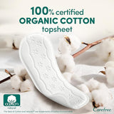 Carefree 100% Organic Cotton Normal Liners 30S