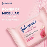 Johnson's Fresh Hydra Micellar Cleansing Wipes 25s