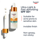 EUCERIN OIL CONTROL SPF50+ ULTRA-LIGHT SERUM 30ML