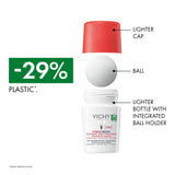 Vichy Deodorant Red 72Hr Stress Resist Roll-On 50ml