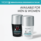 Vichy Homme 72-Hour Invisible Roll-On Deodorant 50ml