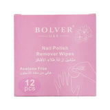 Bolver Nail Polish Remover Wipes 12s