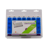 EZY CARE 7DAYS PUSH N BUTTON TABLET PLANNER -17534