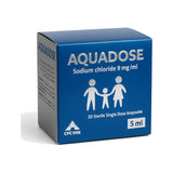 Aquadose Sodium Chloride 9mg/ml Ampoules 20pcs