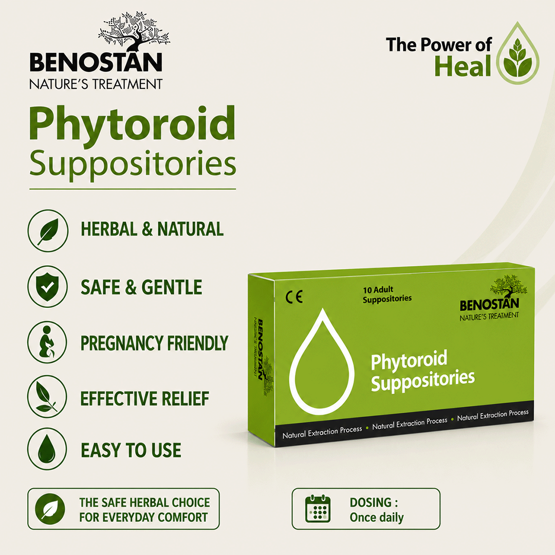 Benostan Phytoroid Suppository Adult 10s