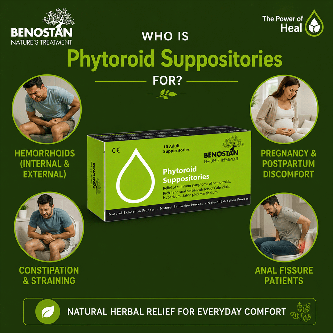Benostan Phytoroid Suppository Adult 10s