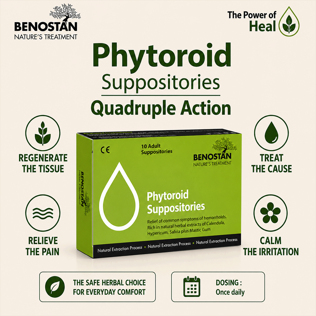 Benostan Phytoroid Suppository Adult 10s
