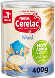 CERELAC WHEAT ZERO SUGAR 400G