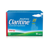 Claritine 10 mg for allergy 10 tablets