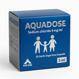 Aquadose Sodium Chloride 9mg/ml Ampoules 20pcs