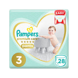 Pampers Premium Care Pants Size 3 - 30208 (6-11Kg)