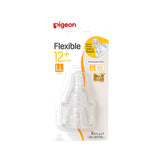 Pigeon Flexible Ll 12M+ Slim Neck Nipples 2s