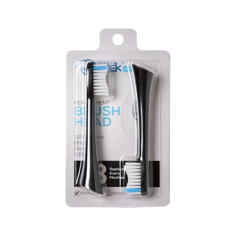 QUTEK BLACK REPLACEMENT BRUSH HEAD 2S