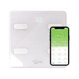 QUTEK QCS20G WHITE STEPS BODY COMPOSITION SCALE