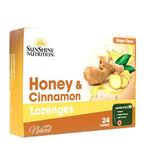 Sunshine Honey & Cinnamon Ginger Lozenges 24s