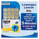Betadine Honey & Lemon Lozenges  24s