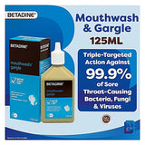 Betadine Mouthwash Gargle 125ml