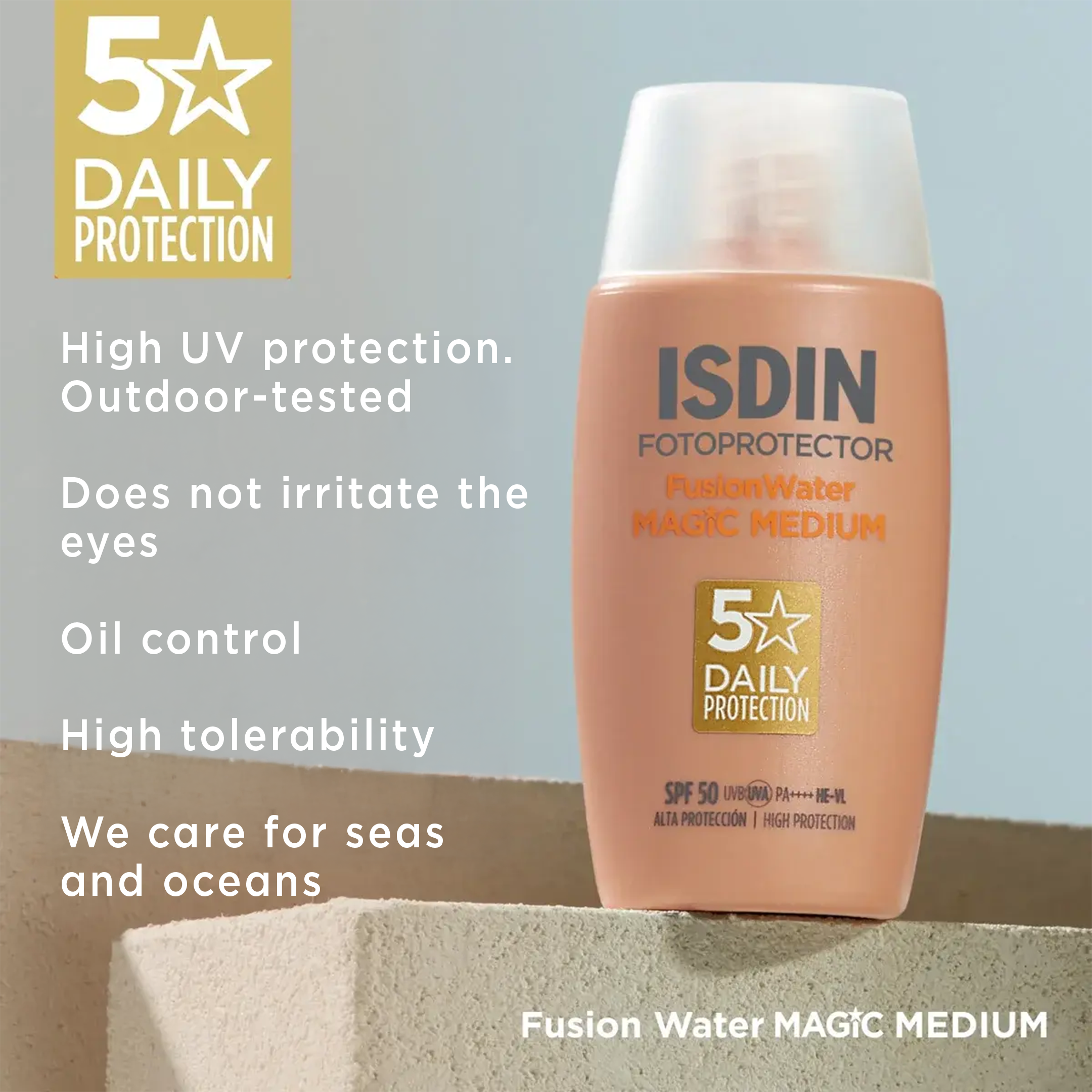 Isdin Fotoprot Spf50 Fusion Water Magic Med 50Ml