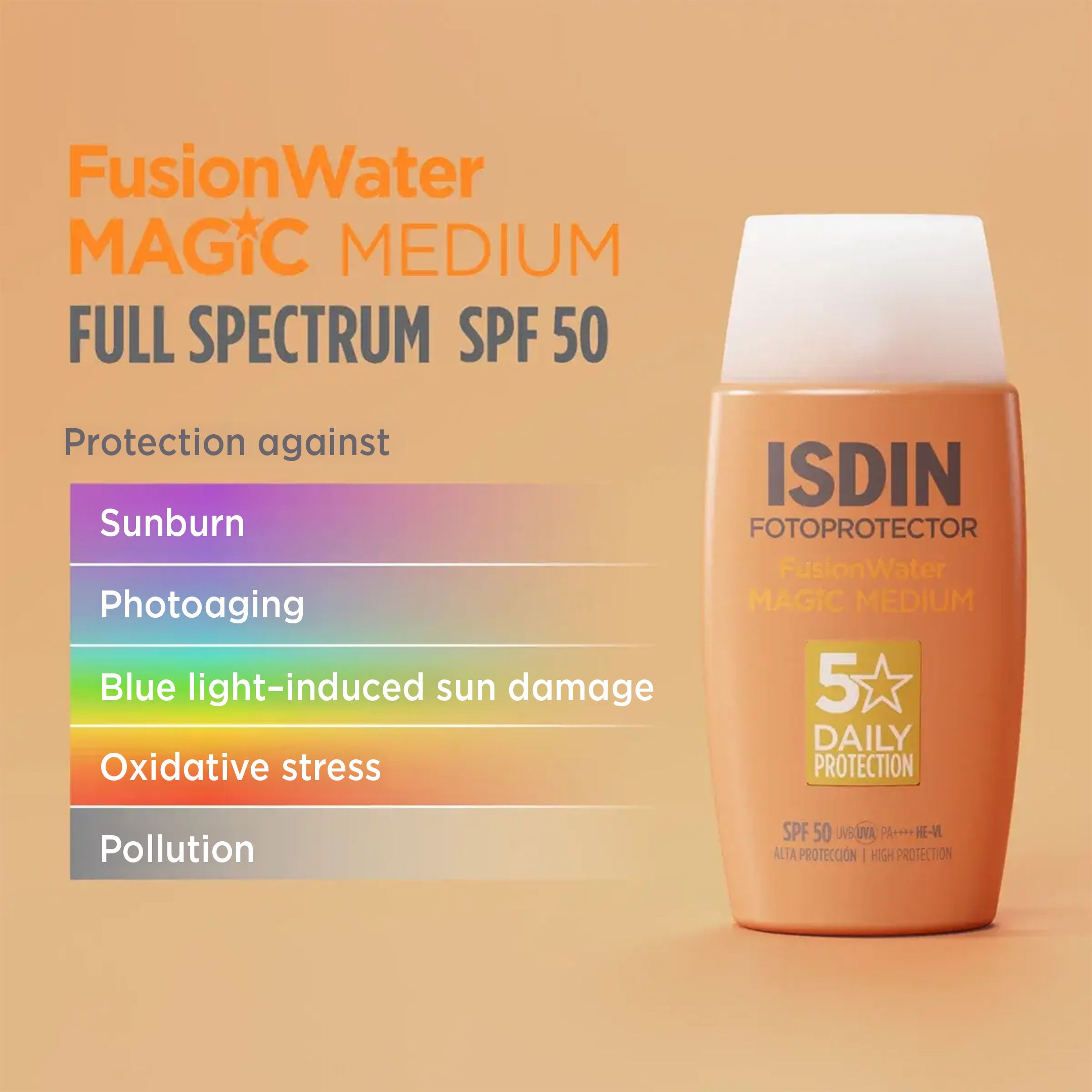 Isdin Fotoprot Spf50 Fusion Water Magic Med 50Ml