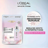 Loreal Glycolic Bright Serum Mask 22g 1s