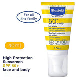 Mustela Sun Lotion Spf50+ Face 40ml