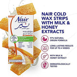 Nair Hair Remover Boby Wax Strips With Milk And Honey 20s