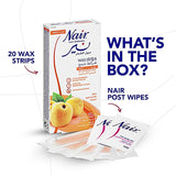 Nair Hair Rem Face Wax Strips With Apricot Milk Extract 20s