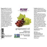 Now Grapeseed Oil 4Oz