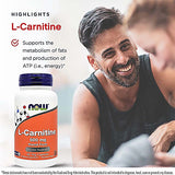 Now L-Carnitine 500mg Capsules 60s