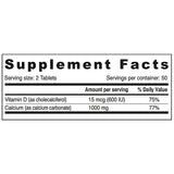 SUNSHINE CALCIUM W/ VIT D TAB 100S