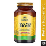 SUNSHINE FOLIC 800MCG TAB 100S