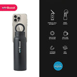 Wtr Boost Black Stainless Bottlewith Holder 750Ml