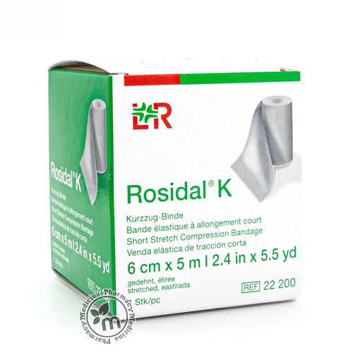 LR Rosidal K Short Stretch Bandage 6cmX5m 22200