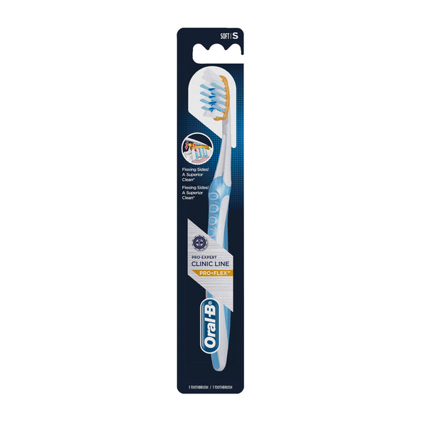 Oral B Toothbrush Clinic Line Pro-Flex 38 Soft 29523, Medicina Pharmacy – Medicina  Online Pharmacy