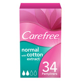 Carefree Cotton Feel Pantyliners 34s