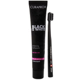 Free Curaprox Black Is White Set (Toothpaste + ToothBrush)
