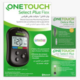 One Touch Select Plus Flex Meter + Lancet + Strips