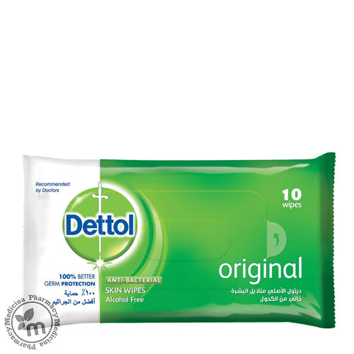 Dettol Antibacterial Wipes Original 10S