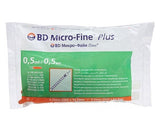 BD Micro-Fine Plus Insulin Syr 0.5ml 30Gx8Mm 100's