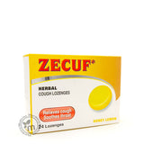 Zecuf Herbal Lozenges Honey & Lemon 24s