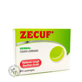Zecuf Lozenges Herbal Sore Throat & Cough 24's